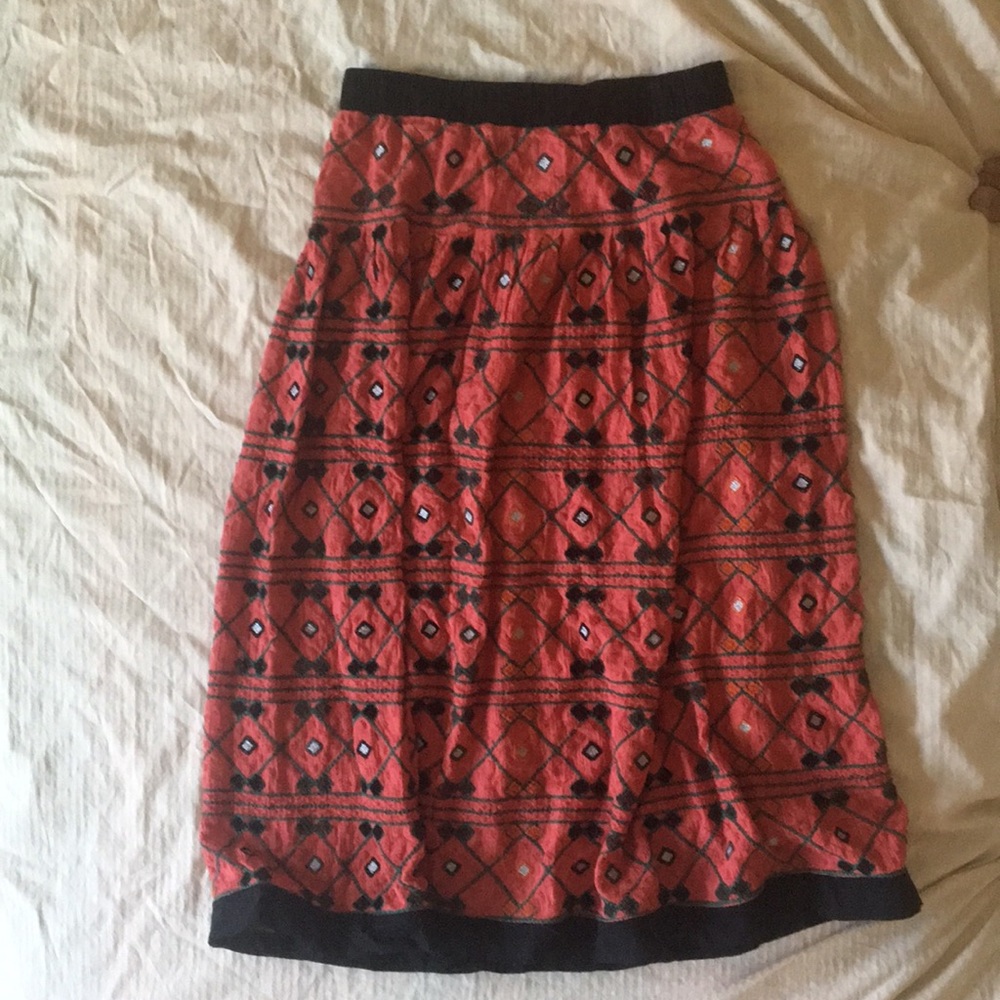Free people boho skirt Size small